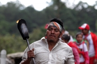 Martes 11 de diciembre del 2018. San Cristóbal de las Casas. Los peregrinos de Los Altos de Chiapas recorren el tramo carretero entre Tuxtla Gutiérrez y San Cristóbal de las  Casas para visitar las ermitas guadalupanas