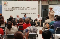 Miércoles 4 de diciembre del 2014. Tuxtla Gutiérrez. Presentación del Libro Dos Movimientos Sociales en la Grafica Chiapaneca del autor Mario Nandayapa