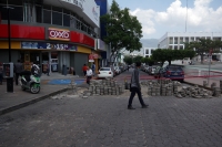 Miércoles 5 de octubre del 2016. Tuxtla Gutiérrez. A pesar del dictamen de demolición de Protección Civil, por los descuidos y daños, el estacionamiento es concesionado por el cabildo tuxtleco.