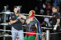 Sábado 6 de octubre del 2013. Tuxtla Gutiérrez. Esta noche se lleva a cabo la función de lucha libre profesional Guerra de Leyendas 2.