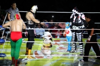 Sábado 6 de octubre del 2013. Tuxtla Gutiérrez. Esta noche se lleva a cabo la función de lucha libre profesional Guerra de Leyendas 2.