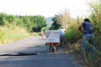 Aspectos de la carretera entre Tapachula y Unión Juarez.