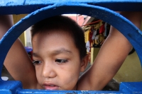 Julio del 2014. Tapachula de Córdoba y Ordoñez. Los Niños Hondureños. Después de vivir el éxodo ocasionado por la violencia en Honduras, acosados y perseguidos por los mareros, continúan el camino hacia el norte intentando olvidar la venganza que sus jóve