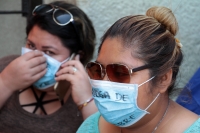 Martes 23 de julio del 2019. Tuxtla Gutiérrez. Maestros de la asociación AMICH continúan protestan do en las entradas del edificio del gobierno de Chiapas.