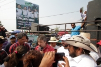Viernes 22 de abril del 2016. Tuxtla Gutiérrez. Inicia la marcha magisterial con una improvisada conferencia de prensa con los diferentes participantes de los sectores sociales y productivos de Chiapas.