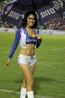 Miércoles 12 de agosto del 2015. Tuxtla Gutiérrez. Aspecto del partido entre Jaguares de Chiapas y el Cruz Azul, esta noche en el estadio Zoque de la capital de este estado del sureste de México.