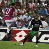 Sábado 1 de marzo del 2014. Tuxtla Gutiérrez. Aspectos del partido entre Jaguares de Chiapas y el León.