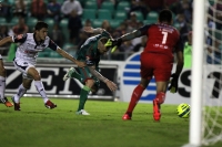 Sábado 2 de mayo del 2015. Tuxtla Gutiérrez. Aspecto del encuentro entre Jaguares de Chiapas y Monterrey.