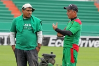 Jueves 2 de enero del 2014. Tuxtla Gutiérrez. Los Jaguares de Chiapas durante el entrenamiento de esta mañana en la cancha alterna del Estadio Zoque de esta ciudad.