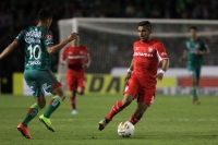Jueves 27 de noviembre del 2014. Tuxtla Gutiérrez. Aspectos del partido de ida entre Jaguares de Chiapas y el Toluca al inicio de la liguilla del torneo del fut bol mexicano.