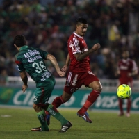 Sábado 7 de febrero del 2015. Tuxtla Gutiérrez. Aspecto del partido entre Jaguares de Chiapas y Xolos, esta noche en el estadio Zoque de la capital del estado de Chiapas.