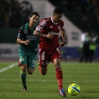 Sábado 7 de febrero del 2015. Tuxtla Gutiérrez. Aspecto del partido entre Jaguares de Chiapas y Xolos, esta noche en el estadio Zoque de la capital del estado de Chiapas.