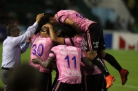 Sábado 18 de octubre del 2014. Tuxtla Gutiérrez. Aspecto del partido entre jaguares de Chiapas y Santos Laguna.