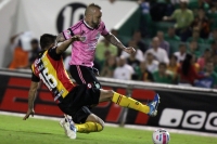 Miércoles 1 de octubre del 2014. Tuxtla Gutiérrez. Aspecto del partido entre Jaguares de Chiapas y Leones Negros.