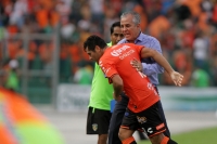 Sábado 24 de septiembre del 2016. Tuxtla Gutiérrez. Jaguares logra empatar a Necaxa a dos tantos, esta tarde en la cancha del Estadio Zoque.