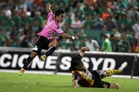 Miércoles 1 de octubre del 2014. Tuxtla Gutiérrez. Aspecto del partido entre Jaguares de Chiapas y Leones Negros.