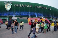 Sábado 2 de abril del 2016. Tuxtla Gutiérrez. Del partido entre Jaguares de Chiapas y el América.