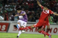 Sábado 5 de marzo del 2016. Tuxtla Gutiérrez. Aspectos del partido entre Jaguares de Chiapas y el Toluca.