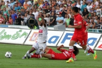 Domingo 31 de julio del 2016. Tuxtla Gutiérrez. Jaguares vence 1-0 al Toluca, esta tarde en partido de la LigaMx en el estadio Zoque de la capital de Chiapas.