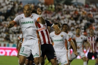 Sàbado 27 de julio del 2013. Tuxtla Gutiérrez. Chivas rescata un punto ante Chiapas FC esta noche en el estadio Zoque en la capital de este estado del sureste de México.