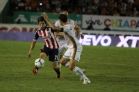 Sábado 27 de julio del 2013. Tuxtla Gutiérrez. Chivas rescata un punto ante Chiapas FC esta noche en el estadio Zoque en la capital de este estado del sureste de México.