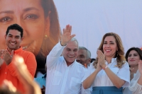 Martes 3 de abril del 2018. Ocosocuautla de Espinosa. José Antonio Aguilar Bodegas acompaña al inicio de campaña de Marí­a Elena Orantes y candidatos del Movimiento Ciudadano en un evento en esta ciudad.