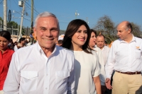 Martes 3 de abril del 2018. Ocosocuautla de Espinosa. José Antonio Aguilar Bodegas acompaña al inicio de campaña de Marí­a Elena Orantes y candidatos del Movimiento Ciudadano en un evento en esta ciudad.