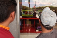Martes 7 de agosto del 2012. Tuxtla Gutiérrez, Chiapas. Por momentos las actividades se detuvieron en la ciudad mientras que los tuxtlecos pudieran observar el partido de la selección olimpica mexicana.