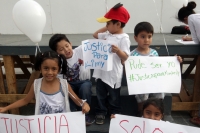 Viernes 20 de marzo del 2015. Tuxtla Gutiérrez. En la víspera se realizo la marcha silenciosa por la memoria de la niña fallecida en una guardería de Tuxtla. (Marcha por Kimy)