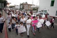 Viernes 20 de marzo del 2015. Tuxtla Gutiérrez. En la víspera se realizo la marcha silenciosa por la memoria de la niña fallecida en una guardería de Tuxtla. (Marcha por Kimy)