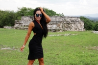 Julio de 2017. Chiapa de Corzo. Las ruinas de la antigua ciudad prehispánica enmarcan la sesión de esta ocasión con la modelo Kathya Caballero.