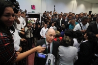 Viernes 2 de diciembre del 2016. Tuxtla Gutiérrez. Enrique Krauze, historiador mexicano recibe esta tarde la medalla Rosario Castellanos que el Congreso de Chiapas otorga a quienes se distinguen en las artes y ciencias en México.