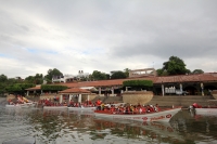 Jueves 12 de diciembre del 2013. Chiapa de corzo. Los lancheros turísticos de la Ribera del Grijalva realizan esta madrugada la 25ª peregrinación dentro de las aguas del Cañón del Sumidero.