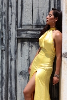 Domingo 26 de agosto del 2012. San Cristóbal de las Casas, Chiapas. Laura Pineda. La modelo chiapaneca porta la corona de Miss Earth Chiapas 2012 y se prepara para participar en el concurso donde se elegira la representante nacional en la ciudad de Merida