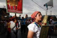 Jueves 12 de diciembre del 2013. Tuxtla Gutiérrez. Los grupos de peregrinos guadalupanos llegan este día a los diferentes puntos de encuentro religioso en las diferentes comunidades del estado de Chiapas.