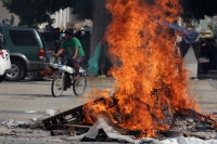Viernes 16 de septiembre del 2016. Tuxtla Gutiérrez. Las carpas del campamento del Movimiento Magisterial en Contra de las Reformas Educativas en México agrupadas en la Sección VII de CNTE en Chiapas levantan el plantón para regresar a las aulas el próxim