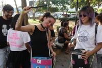 Domingo 29 de noviembre del 2015. Tuxtla Gutiérrez. La Marcha de las Putas, es la protesta en contra de los derechos de las mujeres en los espacios públicos. Reivindica el adjetivo utilizado por un policía canadiense con la palabra Slutwalk reclamando y e