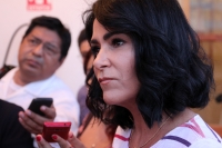 Miércoles 12 de octubre del 2016. Tuxtla Gutiérrez. En busca de Kayla (2015), es el libro que esta noche presenta Lydia Cacho durante el inicio de su visita por Chiapas.