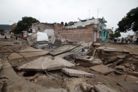 Sábado 3 de septiembre del 2016. Tuxtla Gutiérrez. Las intensas lluvias causas afectaciones en varias colonias populares de la capital de Chiapas.