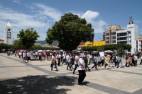 Domingo 28 de julio del 2019. Tuxtla Gutiérrez. El asalto al domicilio de un reportero provoca la manifestación en contra de la violencia en Tuxtla y el repudio al alcalde Carlos Morales.