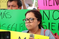 Domingo 28 de julio del 2019. Tuxtla Gutiérrez. El asalto al domicilio de un reportero provoca la manifestación en contra de la violencia en Tuxtla y el repudio al alcalde Carlos Morales.
