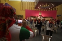 Sábado 12 de diciembre del 2020. Tuxtla Gutiérrez. Peregrinos en la iglesia de Guadalupe esta mañana