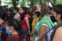Jueves 6 de agosto del 2020. Txutla Gutiérrez, La manifestación de la Escuela Normal Rural Mactumatza este medio día en la capital del estado de Chiapas