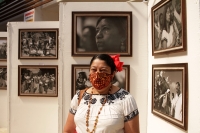 Miércoles 21 de octubre del 2020. Tuxtla Gutiérrez. Durante la inauguración Mujeres Zoques en la Presidencia Municipal de la ciudad.