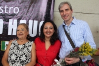Marzo del 2015. Tuxtla Gutiérrez. El director de música Roland Haug es recibido en la entrada del Centro Cultural Jaime Sabines.