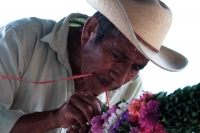Miércoles 24 de julio del 2019. Suchiapa.  Las ofrendas de flores tradicionales durante los festejos de Santa Ana.
