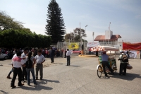 Miércoles 18 de marzo del 2015. Tuxtla Gutiérrez. Toma de las instalaciones de Pemex por el movimiento magisterial chiapaneco.