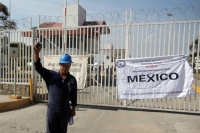Miércoles 18 de marzo del 2015. Tuxtla Gutiérrez. Toma de las instalaciones de Pemex por el movimiento magisterial chiapaneco.