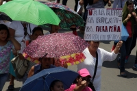 Lunes 23 de mayo del 2016. Tuxtla Gutiérrez. Padres de familia encabezan la marcha con la que continua el movimiento magisterial chiapaneco.