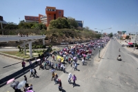 Jueves 26 de febrero del 2015. Tuxtla Gutiérrez. Las demandas incumplidas del magisterio ocasionan de nuevo la movilización de los profesores en Chiapas.